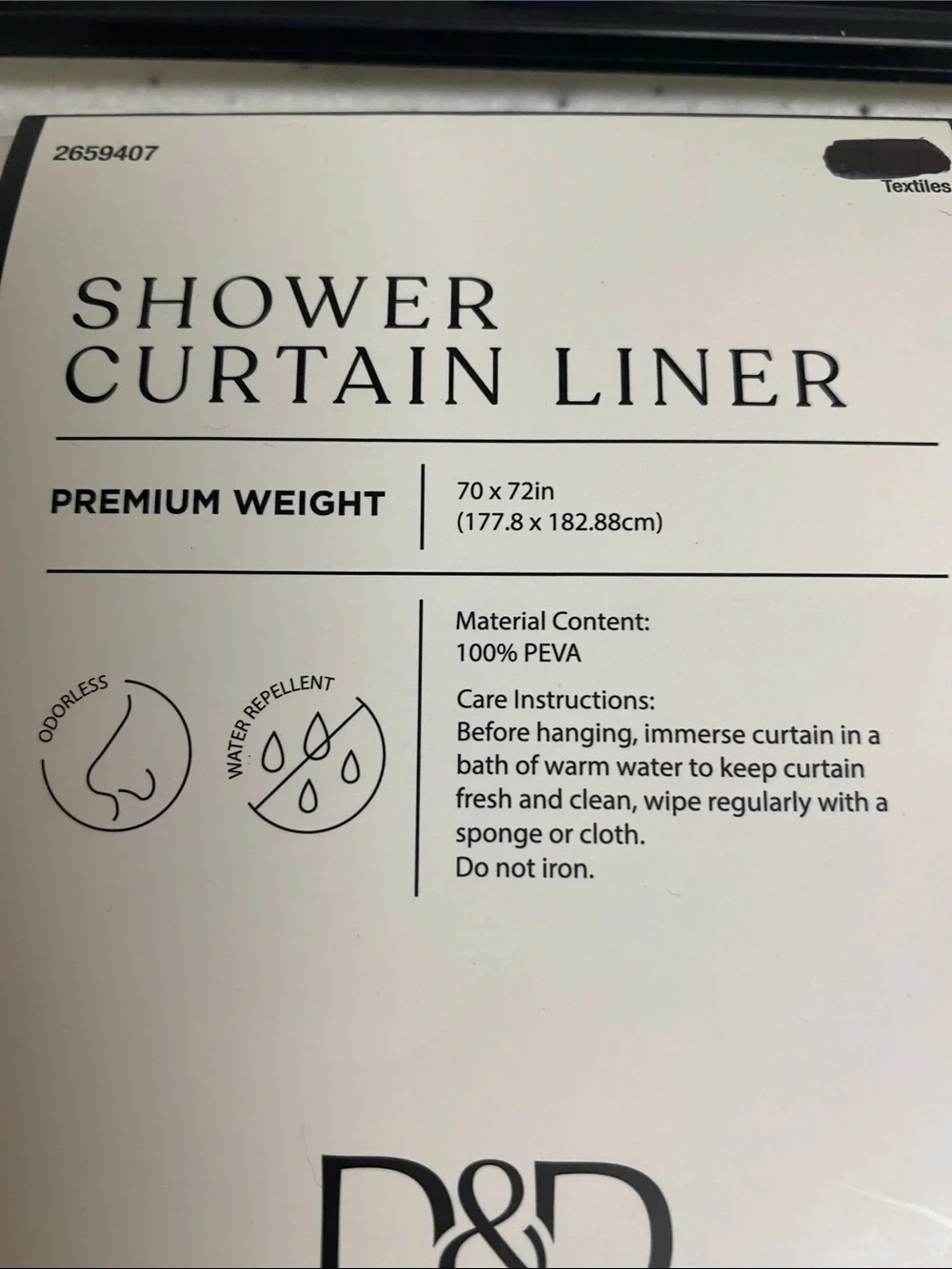 NWT.  Darsee & David’s, dachshund, shower curtain liner.